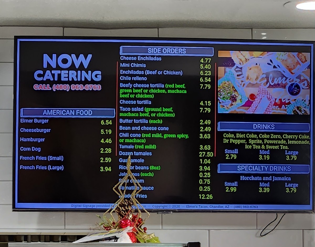 Elmer's Tacos Menu - Image 6